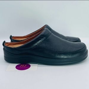 Footprints by Birkenstock Ashby Black Leather Comfort  Slip On Mules Size 42